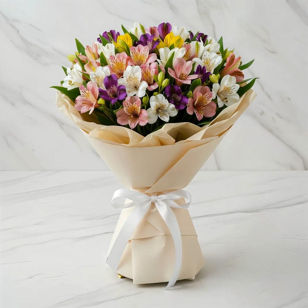 Букет цветов из: Альстромерии в Козловке