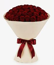 Букет 101 Бордовая роза Блэк Бакарра в Козловке