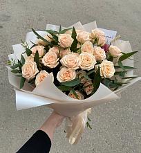 Букет Кремовые розы Латте в Козловке