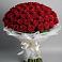 Букет 101 Красная роза Блэк Мэджик в Козловке