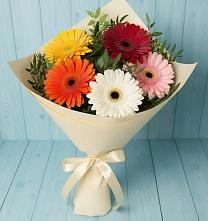 Букет цветов из:  Герберы #REPLACE_PRED# Козловке
