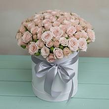 Цветочная композиция из Розы в шляпной коробке #REPLACE_PRED# Козловке