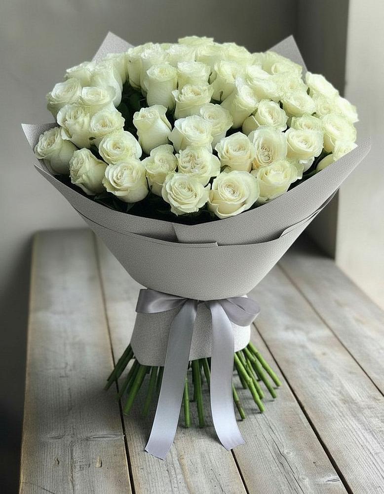 Букет 35 Белых роз в Козловке