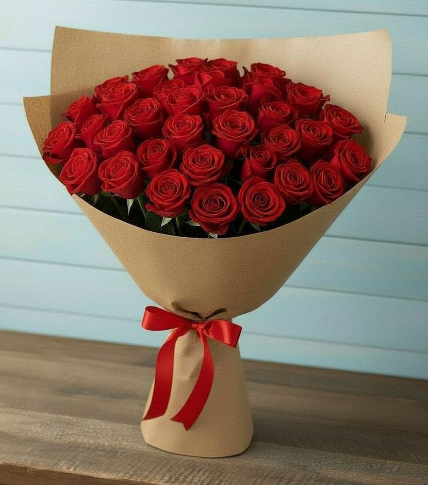 Букет Красные розы Милано в Козловке