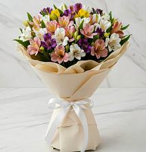 Букет цветов из:  Альстромерии #REPLACE_PRED# Козловке