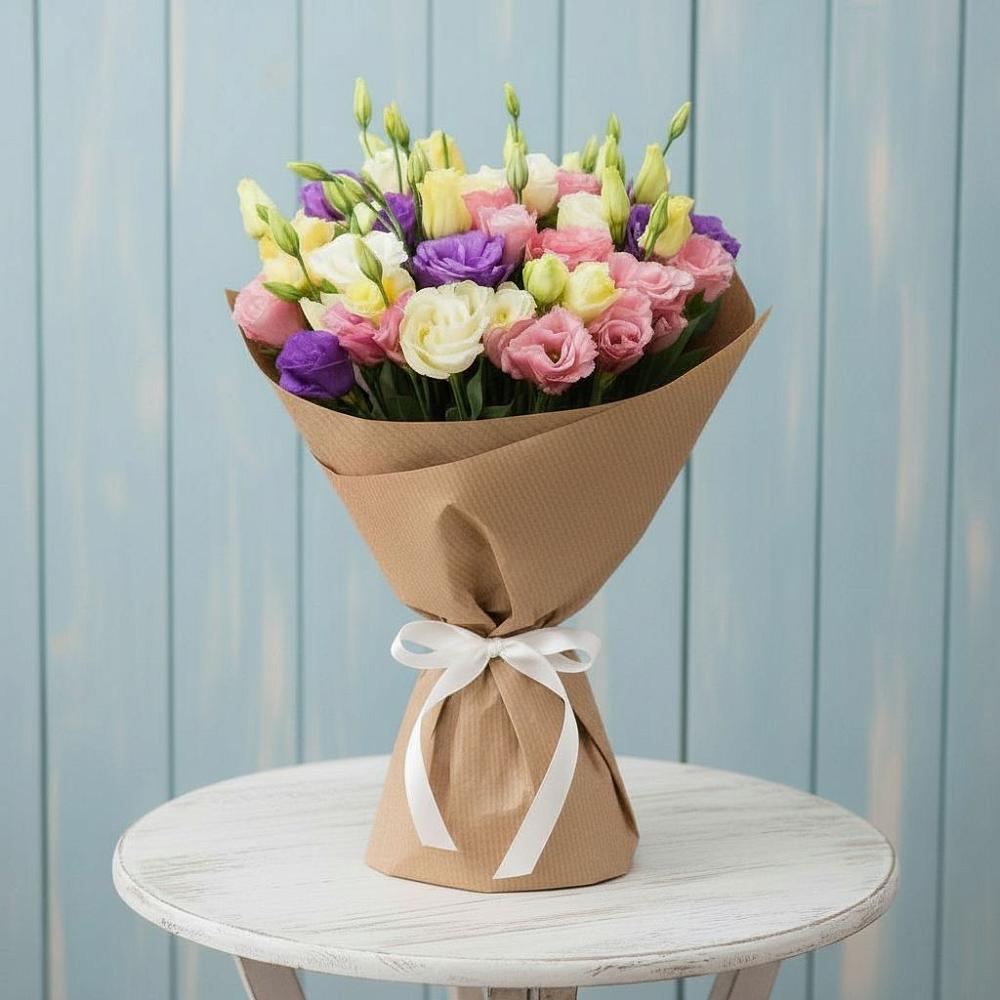 Букет цветов из: Лизиантусы в Козловке