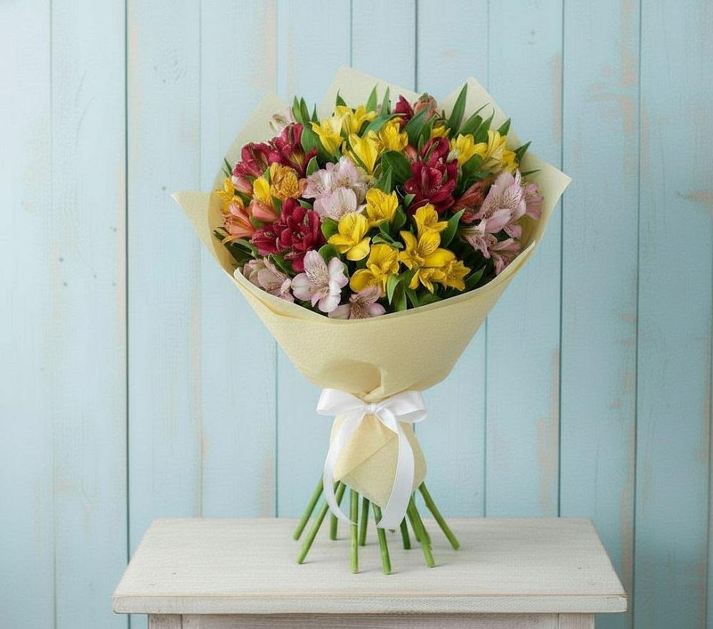 Букет цветов из: Альстромерии в Козловке