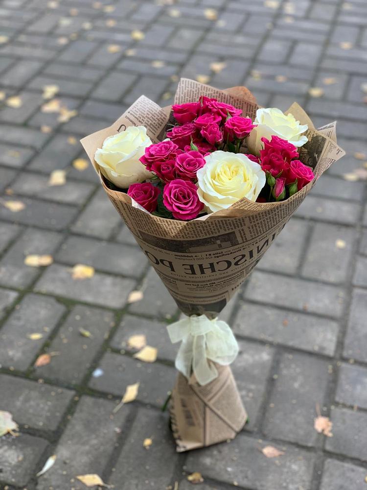 Букет цветов из: Розы в Козловке