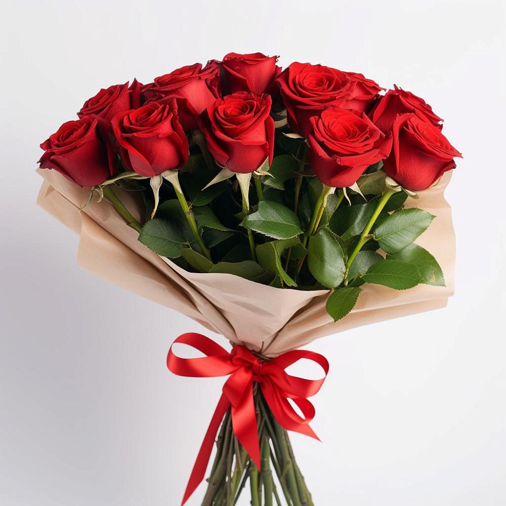 Букет 11 Красных роз Эдлесс Лав в Козловке