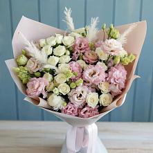 Букет цветов из:  Альстромерии и Розы в Козловке
