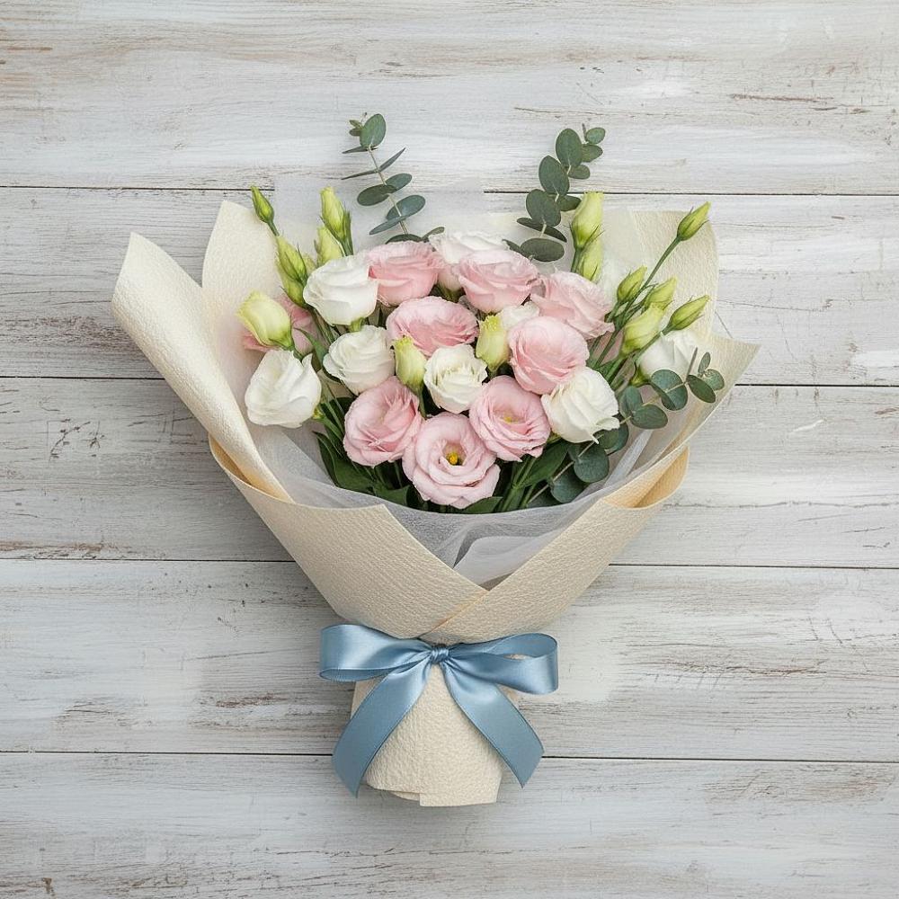 Букет цветов из: Лизиантусы в Козловке